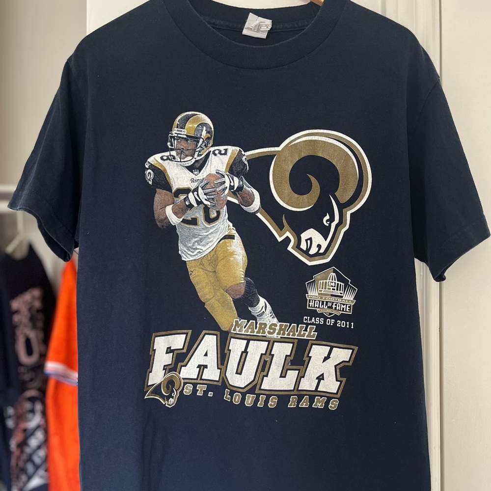 Vintage Nfl Marshall Faulk player t shirt